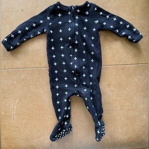 💛$15 FLASH SALE💛Modern Burlap Organic Cotton Footie Newborn